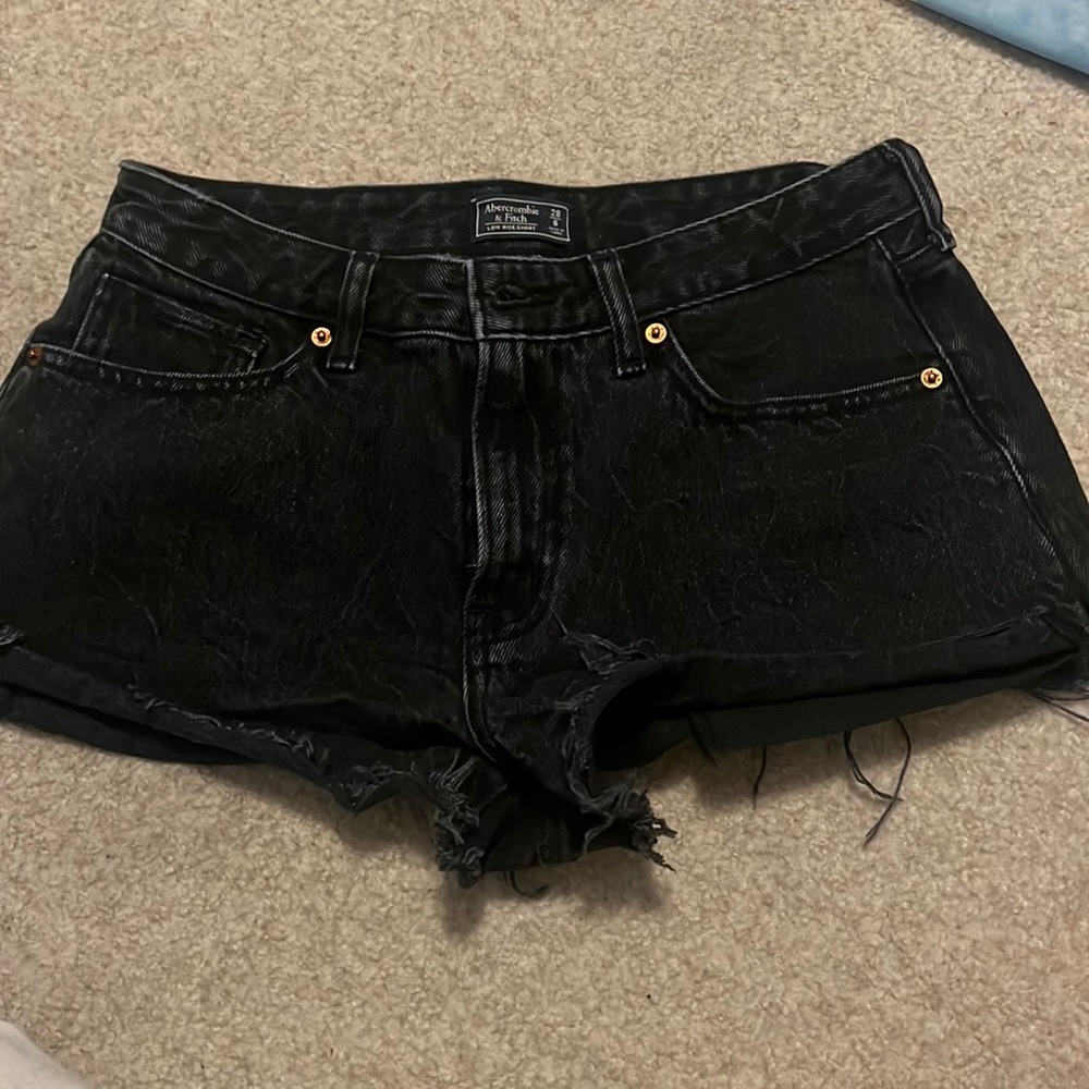 Abercrombie and Fitch Low Rise Jean Shorts
